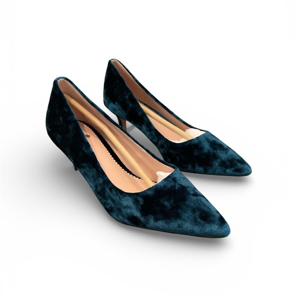 kate spade Shoes - Kate Spade Crystalline Pump - Blue Velvet